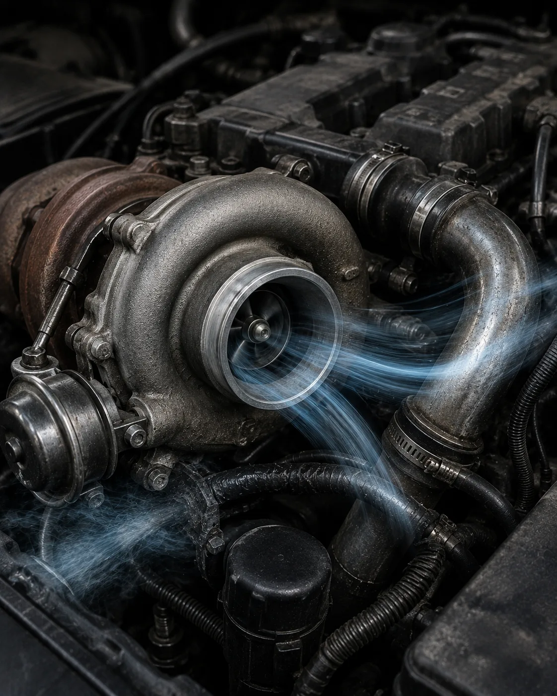 Dizel araçta turbo sesi arıza belirtisi görseli